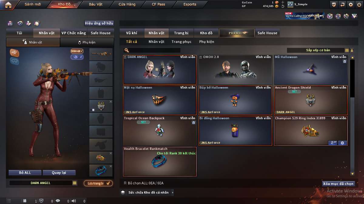 shop acc cf uy tin gia re